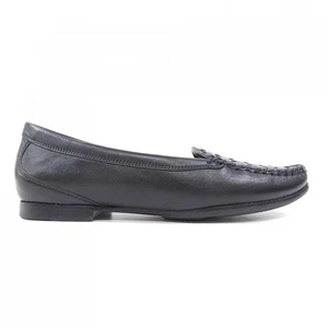 BOTTEGA VENETA Flat Shoes Women's Size 34 Black Leather - Picture 1 of 6