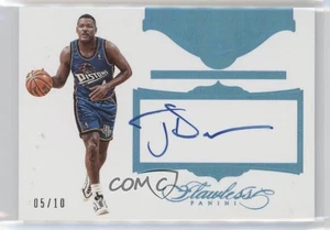 2015-16 Panini Flawless Super Signatures Sapphire/10 Joe Dumars #SS-JD Auto Salón de la fama - Imagen 1 de 3