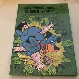 Huckleberry Hound Climbs a Tree by Hanna-Barbera (1976 HC) Pop-Up Book LIKE NEW! - Picture 1 of 9