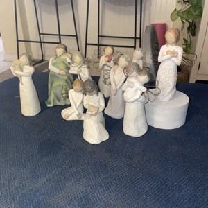 Willow Tree Angels Lot of 10 Figurines: Friendship Love Serenity Celebrate More - Picture 1 of 21