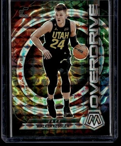 WALKER KESSLER 2022-23 PANINI MOSAIC OVERDRIVE PRIZM UTAH JAZZ #17 - Picture 1 of 2