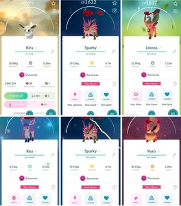 Pokémon G0 - Brillante Eevee Dynamax Nivel 50 + 3 movimientos + Baratija Suerte - Imagen 1 de 1