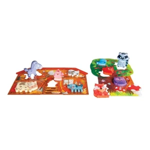 Headu My First Montessori Puzzles with Wooden Animal Characters - Picture 1 of 5