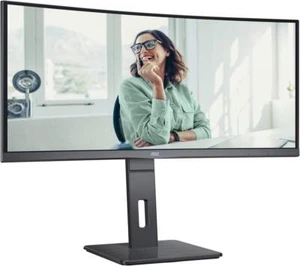 Moniteur incurvé AOC CU34P3CV 34 pouces WQHD 3440x1440 HDMI DisplayPort noir - Photo 1/3