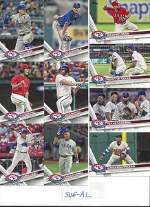 2017 Topps 2 Texas Rangers Team Set Mike Napoli Hamels Odor Profar Yu Darvish 14 - Picture 1 of 1