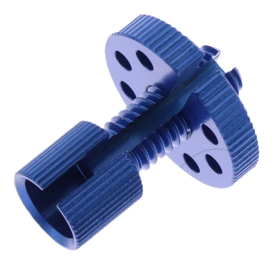 Bowdenzug Stellschraube M8 blau Motorrad Roller Quad Gaszug Kupplungszug - Bild 1 von 1