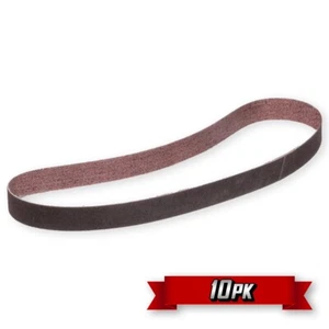 Precision Abrasives Sanding Belt, 1/2" x 13", 50 Grit, Aluminum Oxide {10pk} - Picture 1 of 1
