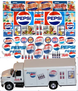 Decalcomanie scivolo acqua Cola scala 1/64 per Hot Wheels e pressofuso personalizzato - Foto 1 di 4
