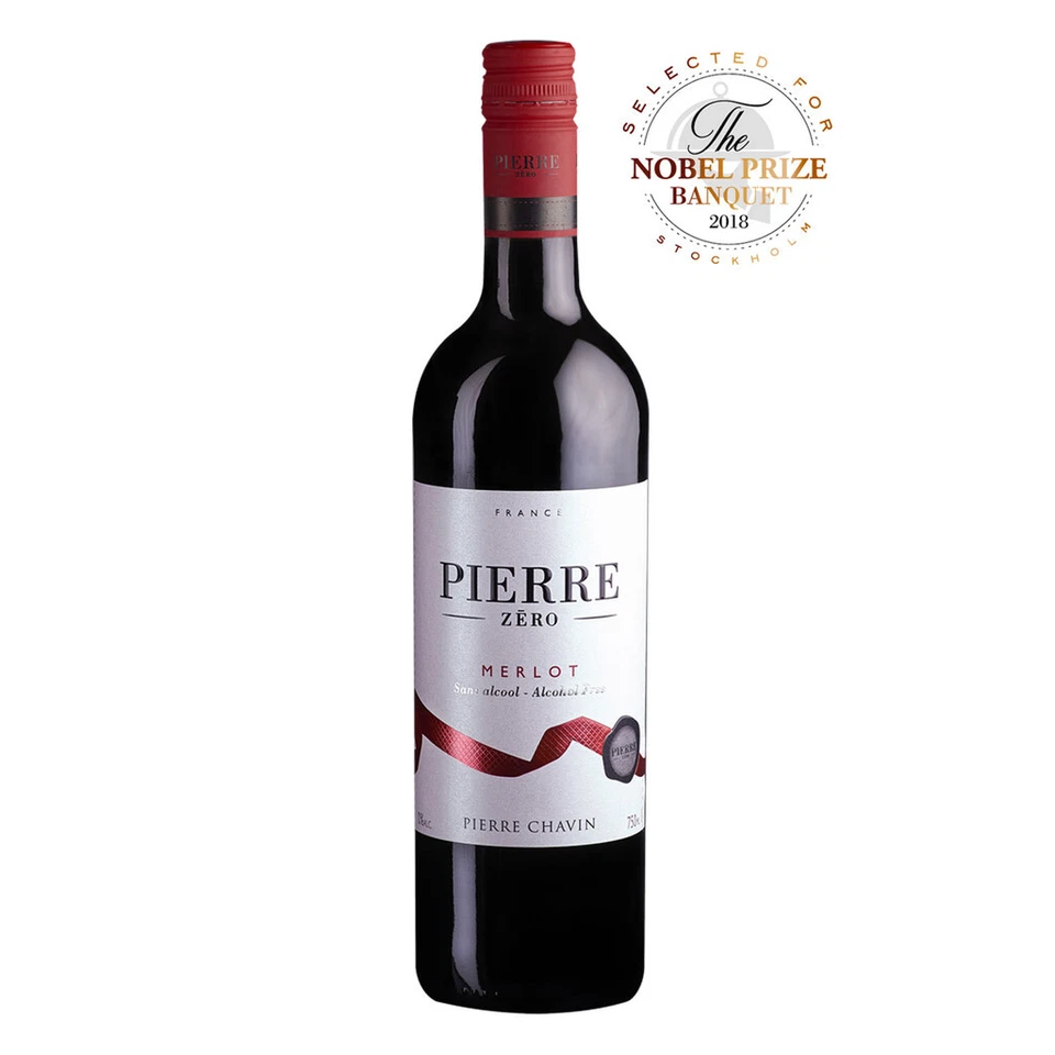 Pierre Chavin Zero Merlot Red France 0.0% Non-Alcoholic 750ml