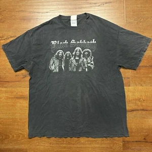 Vintage Black Sabbath T Shirt Mens 2XL Black Distressed Alt Punk Rock Ozzy VTG - Picture 1 of 15