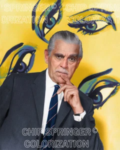 BORIS KARLOFF Eyes | HALLOWEEN MONSTER COLOR PHOTO BY CHIP SPRINGER - Picture 1 of 1