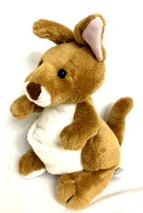 Ganz Webkinz Kangaroo Brown 8” Soft Plush Stuffed Animal No Code Retro Replacemt - Picture 1 of 6