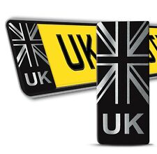 2 x Vinyle Autocollants Plaque D'Immatriculation Auto Voiture Identifiant UK GB