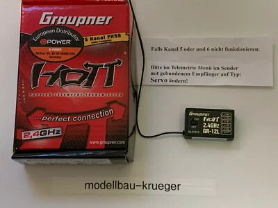 Gr 12 L Graupner hott Empfänger S1012 - Bild 1 von 4