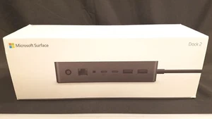 Microsoft Surface Dock 2 -For Surface Pro, Laptop, Book, Studio, Go- Dual 4k - Picture 1 of 6