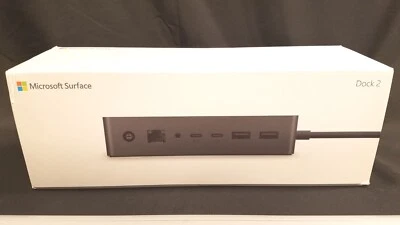 Microsoft Surface Dock 2 -For Surface Pro, Laptop, Book, Studio, Go- Dual 4k - Image 1 of 4