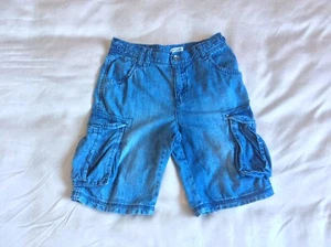 VERTBAUDET pantaloncino jeans blu con dettagli classici ragazzo età 12 anni altezza 150 cm - Foto 1 di 7