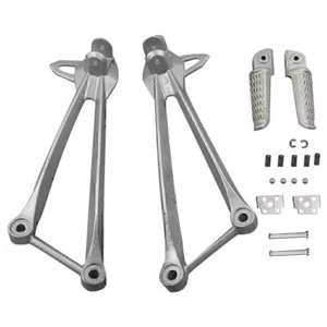 Passenger Rear Foot Pegs Footrest Brackets for Kawasaki 08-10 ZX10R ZX6R 09-11 - Bild 1 von 3