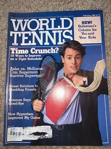World Tennis Magazine - Februar 1984 - Time Crunch - McEnroe vs. Ashe - Bild 1 von 5