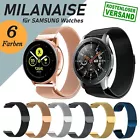 MILANAISE Edelstahl Uhrarmband Samsung Galaxy Watch 40-46 Gear Active Smartwatch