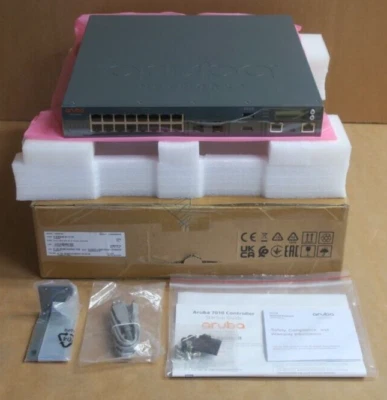 NEW Aruba 7010 (EG) 16x 1000BASE-T + 2x SFP Ports 32 AP Branch Controller JY850A - Image 1 of 4