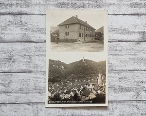 AK Geislingen Steige Oedenturm Kirche Gebäude alt Postkarte Handschrift Vintage - Bild 1 von 2