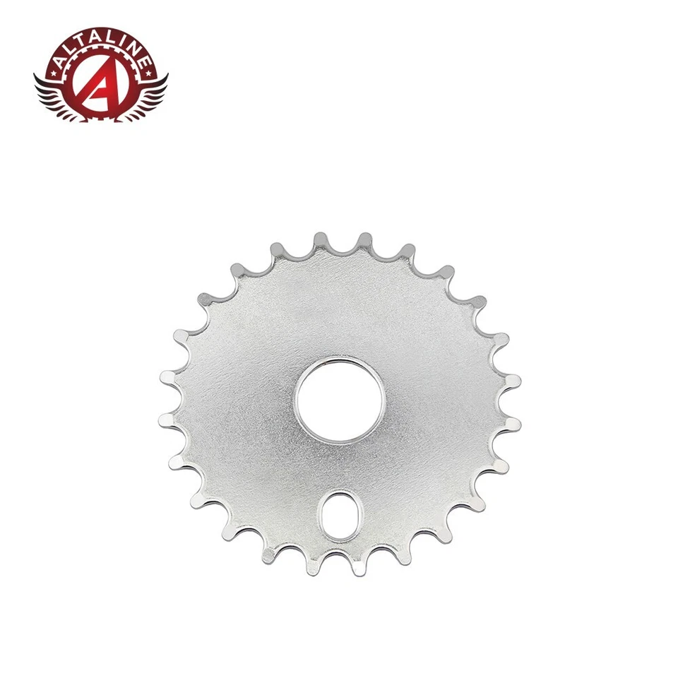 Piñón de acero para bicicleta AltaLine 312 1/2 X 1/8 24t cromado BMX Cruiser Fixie. Foto 1 de 1