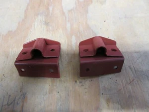 Set of Lower Door Rod Socket Hinge Bracket fits willys jeep M38 CJ2A CJ3A - Picture 1 of 4