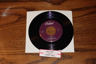 VINYL 45 BY BOB SEGER LIKE A ROCK B/W SUNSPOT BABY UNPLAYED - Image 1 of 2