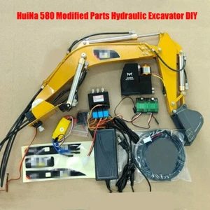 HUINA 580 Piezas Modificadas Actualización RC Excavadora Hidráulica Hágalo Usted Mismo Kit de Sistema de Bomba de Aceite - Imagen 1 de 12
