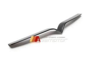 Dry Carbon Fiber Front Hood Center Grille Cover Trim fits 2016-23 Tesla Model S - Imagen 1 de 4