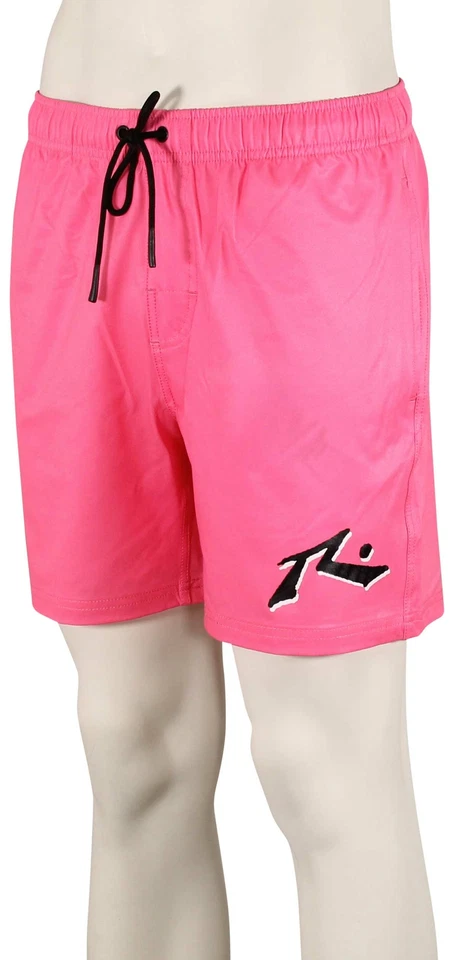 Rusty Amped 17" Volley Shorts - Bright Pink - New - Image 1 of 1