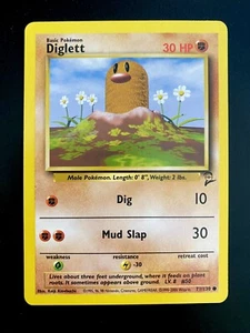 Diglett 71/130 Base Set 2 - Common Pokemon Card TCG - WOTC - Near Mint - Picture 1 of 2