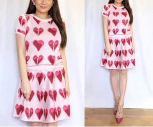 PINK HEART KNIT SET - Picture 1 of 3
