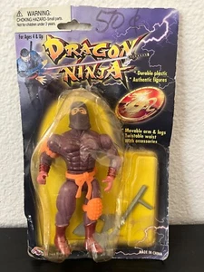 Vintage  dragon Ninja  bootleg KO Action Remco Agglo Knockoff MOC sealed - Picture 1 of 6
