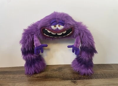 Disney Pixar Monsters Inc University 12" Arte Púrpura Peluche Relleno Piernas Largas Foto 1 de 4