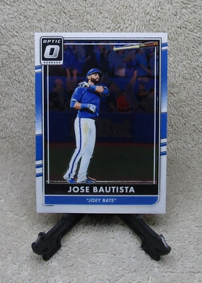 Tarjeta óptica JOSE BAUTISTA 2016 VARIACIÓN JOEY BATS #114 ALDS Bat abatible Blue Jays Foto 1 de 2