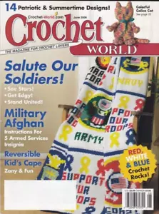 Crochet World Magazine June 2006 ****FREE SHIPPING**** - Picture 1 of 2
