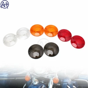 2pc Turn Signal Lens Covering para Harley 86-14 Electra Glides Road King Heritage - Imagen 1 de 9