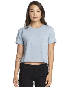 Next Level Apparel 5080 Women's Festival Cali Crop Stylish T-Shirt - Picture 1 of 86