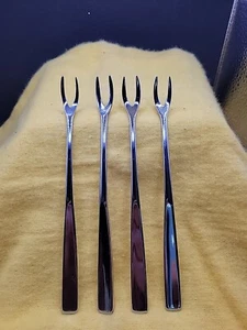 4 Excel Korea Stainless Crab 🦀 Lobster Seafood  FORKS  6"   Mid Century - Picture 1 of 11