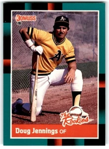 1988 Donruss The Rookies Doug Jennings Oakland Athletics #13 - Picture 1 of 2