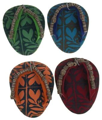 Totem Tiki Jungle Flip Flop Conjunto de Montanha-russa de Copo de Vinho 4 Roupas para Bebidas Festa Presente Bar - Imagem 1 de 4