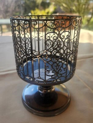 Candelabro puerta ornamentada Bath & Body Works para velas BBW de 3 mechas Foto 1 de 3