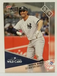 2017 Topps Now ALWC #PS-80 Greg Bird New York Yankees  - Picture 1 of 2