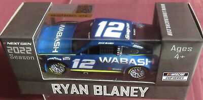 Ryan Blaney, Wabash,  #12, 1/64 2022 Next Gen Ford Mustang • 9.99$