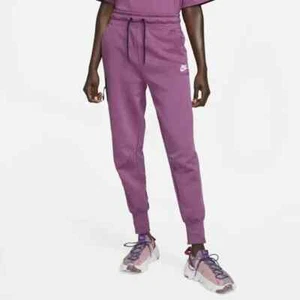 Women's NIKE Sportswear Tech Fleece Jogger Pants CW4292-507 Purple Small - Picture 1 of 2