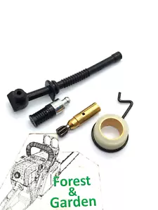 OIL FILTER OIL PUMP WORM GEAR SUPPLY HOSE SET FOR STIHL 017 018 MS170 MS180 - Picture 1 of 3