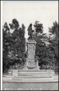 CPA France 1910/20 VALENCIENNES Denkmal Fotaine Watteau Postkarte Frankreich - Picture 1 of 1