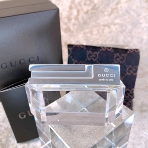 Gucci Money Bill Clip 925 Sterling Silver Made in Italy with Case - Picture 1 of 15